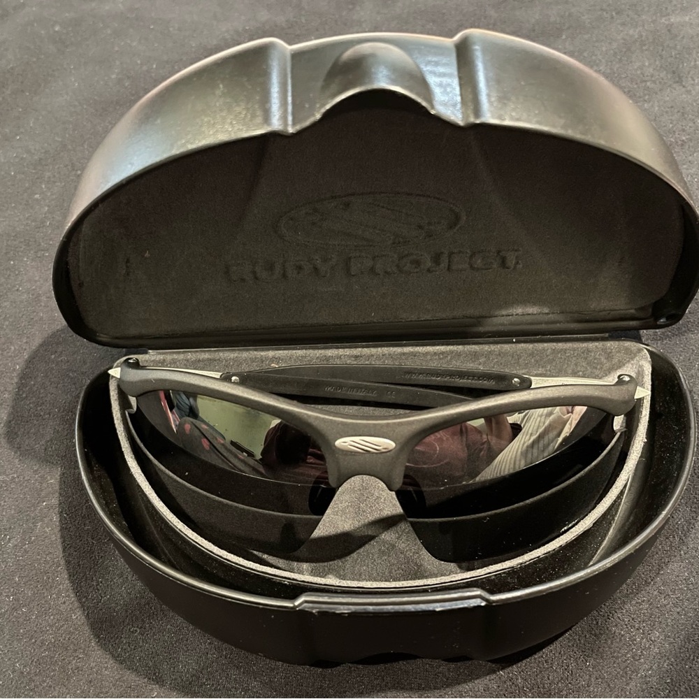 Rudy Project Sun glasses, black, Cycling. Made in Italy